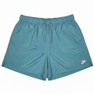 Nike Shorts Mens XL Sportswear Woven Flow Club Turquoise Blue Gym FN3307-464